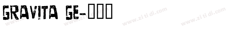 gravita ge字体转换
